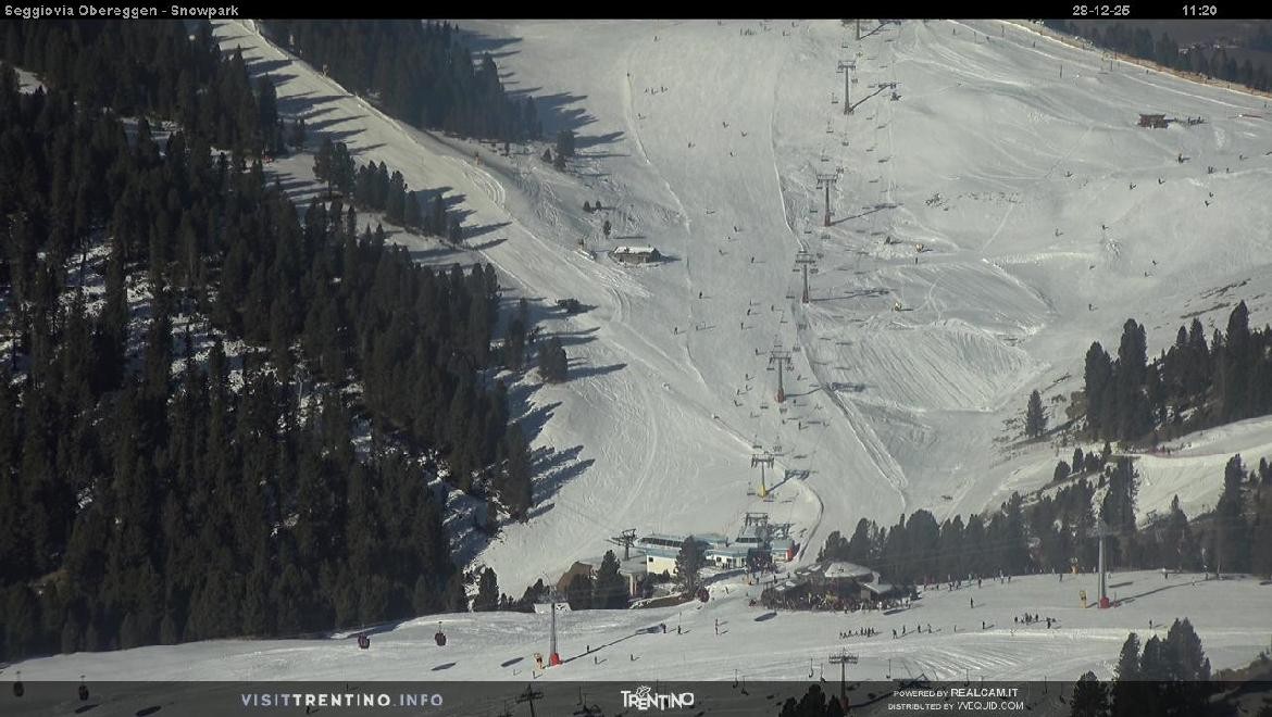 Archiv Foto Webcam Val di Fiemme Obereggen