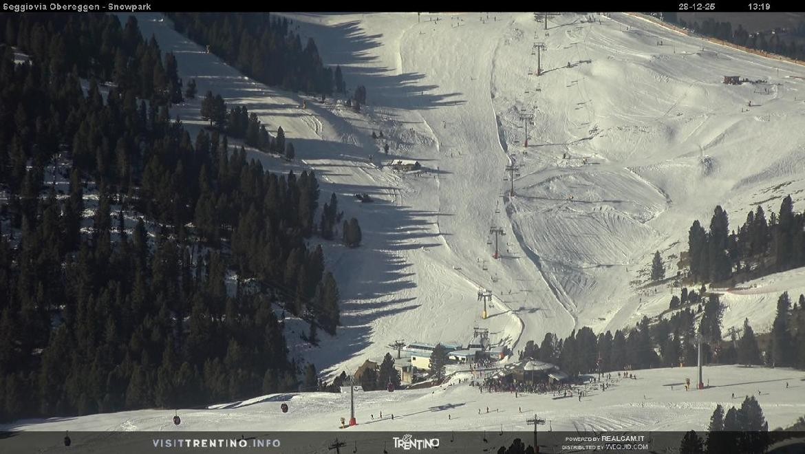 Archiv Foto Webcam Val di Fiemme Obereggen