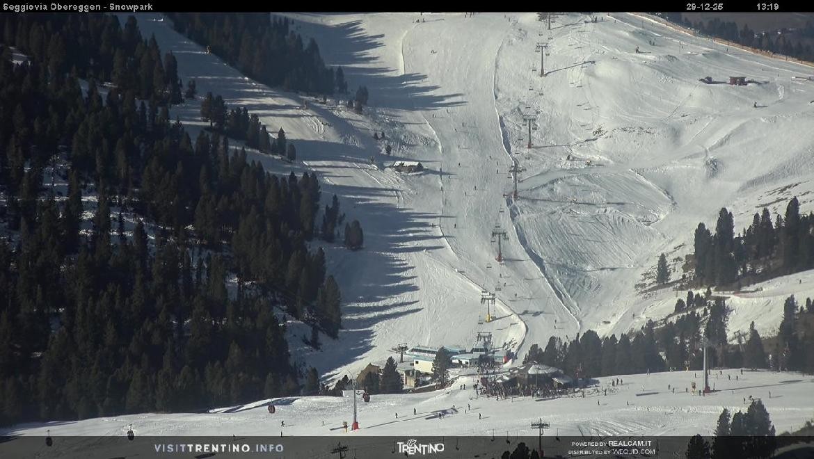 Archiv Foto Webcam Val di Fiemme Obereggen