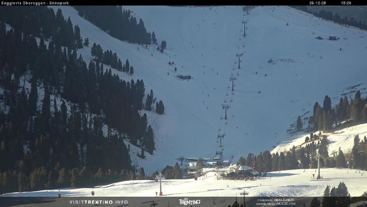 Archiv Foto Webcam Val di Fiemme Obereggen