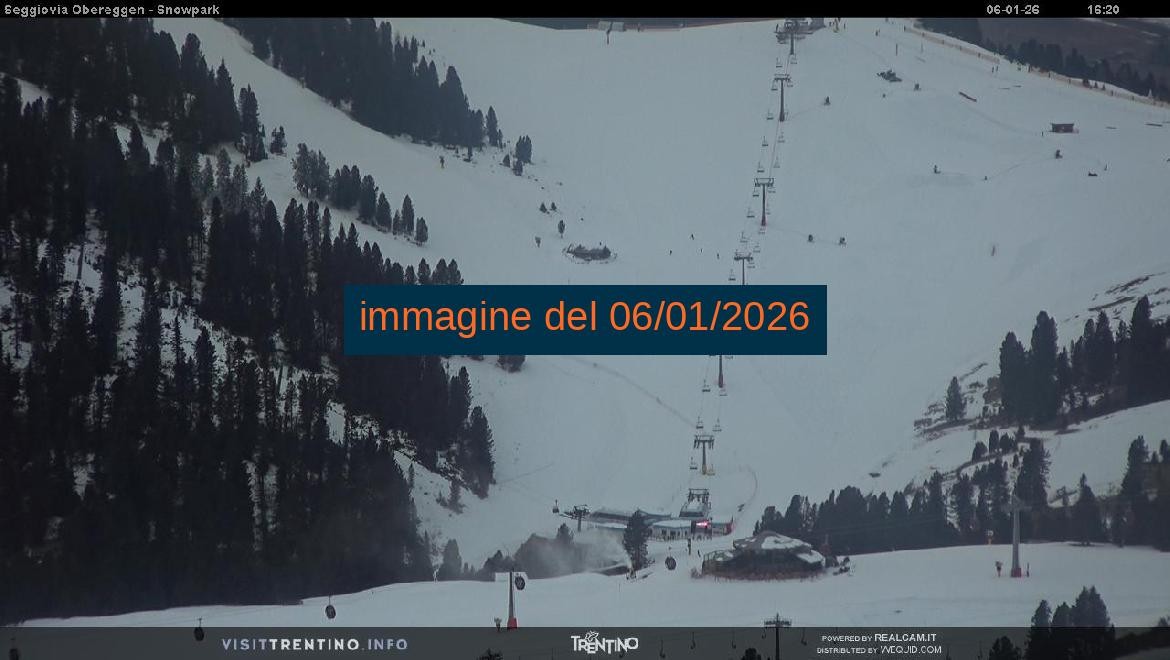 Archived image Webcam Val di Fiemme Obereggen