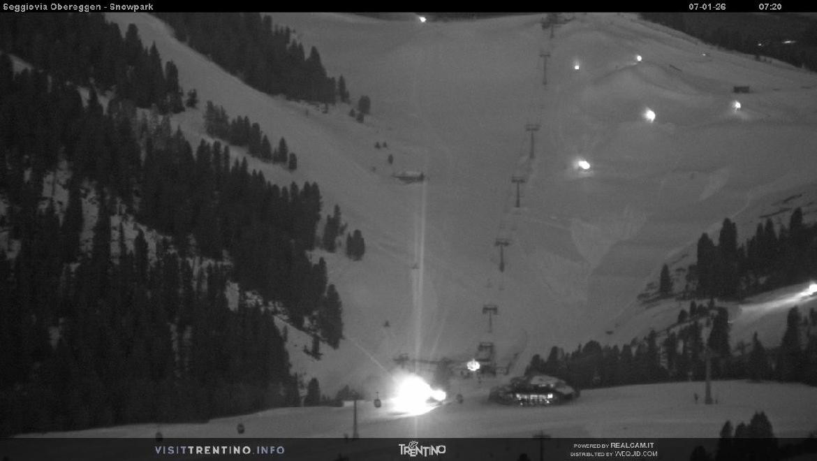 Archived image Webcam Val di Fiemme Obereggen