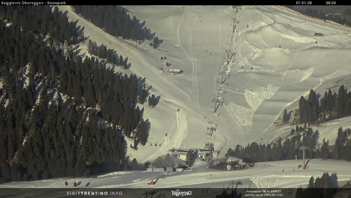 Archived image Webcam Val di Fiemme Obereggen