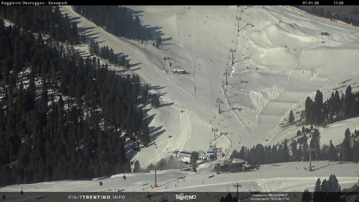 Archived image Webcam Val di Fiemme Obereggen