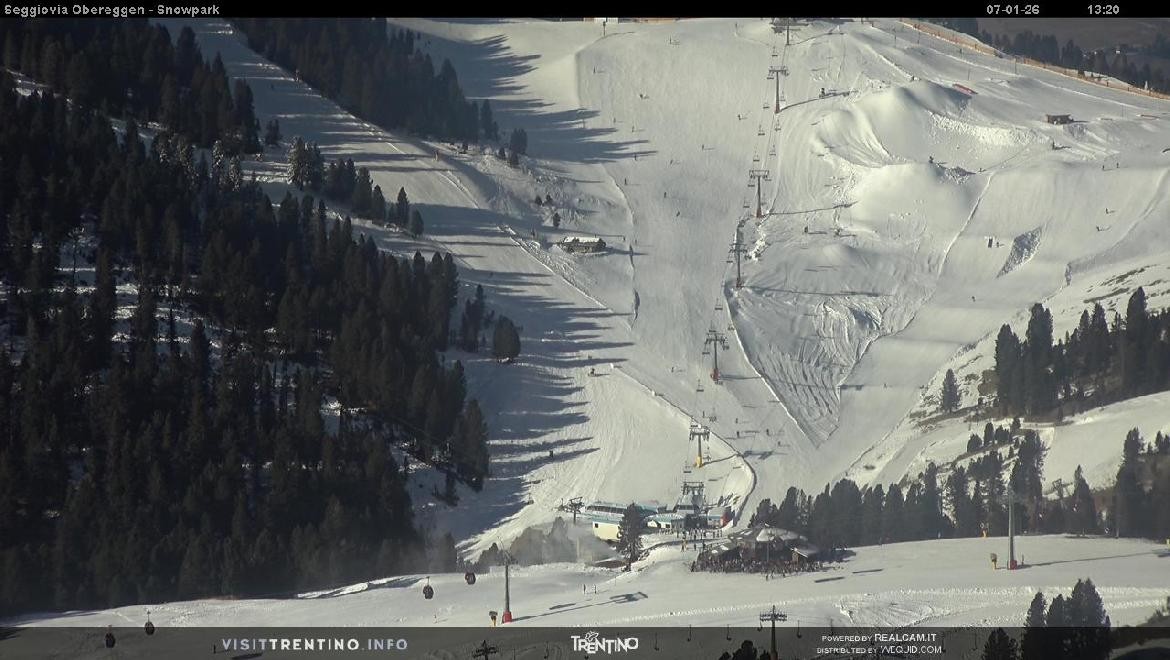 Archived image Webcam Val di Fiemme Obereggen