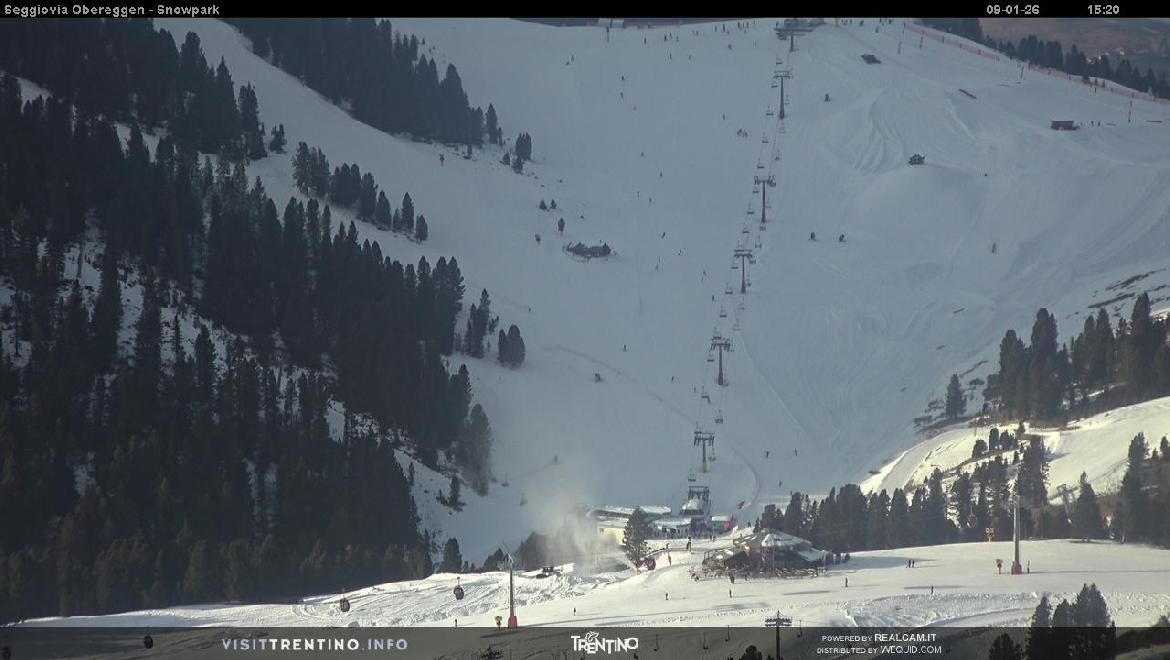 Archiv Foto Webcam Val di Fiemme Obereggen