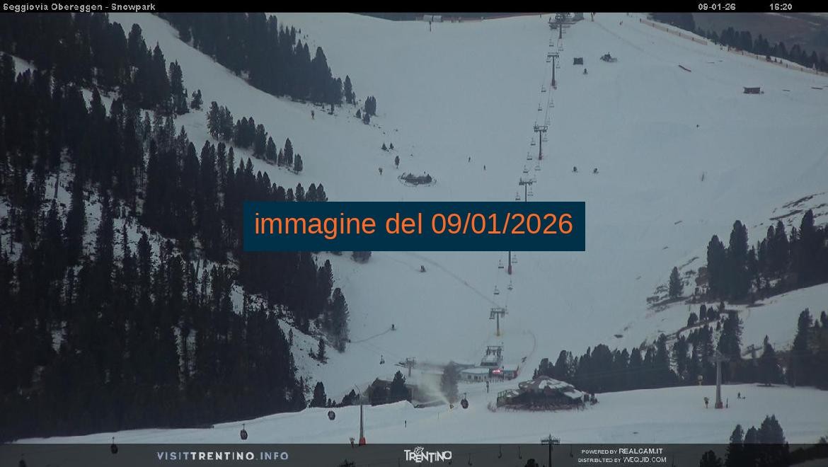 Archiv Foto Webcam Val di Fiemme Obereggen