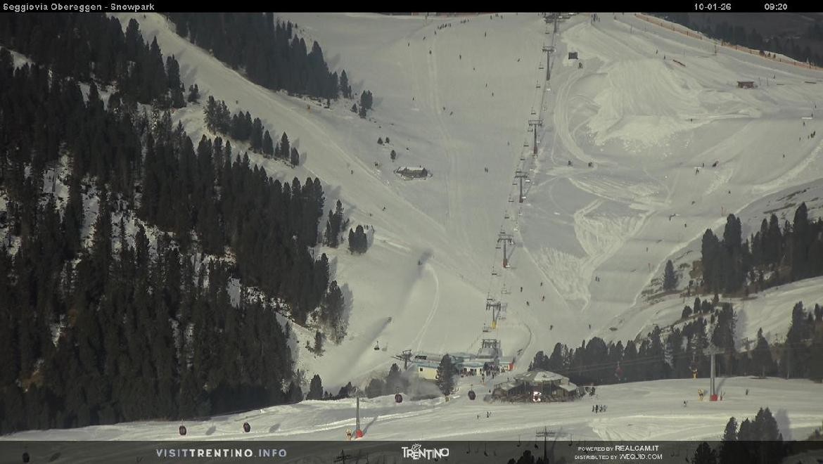 Archived image Webcam Val di Fiemme Obereggen