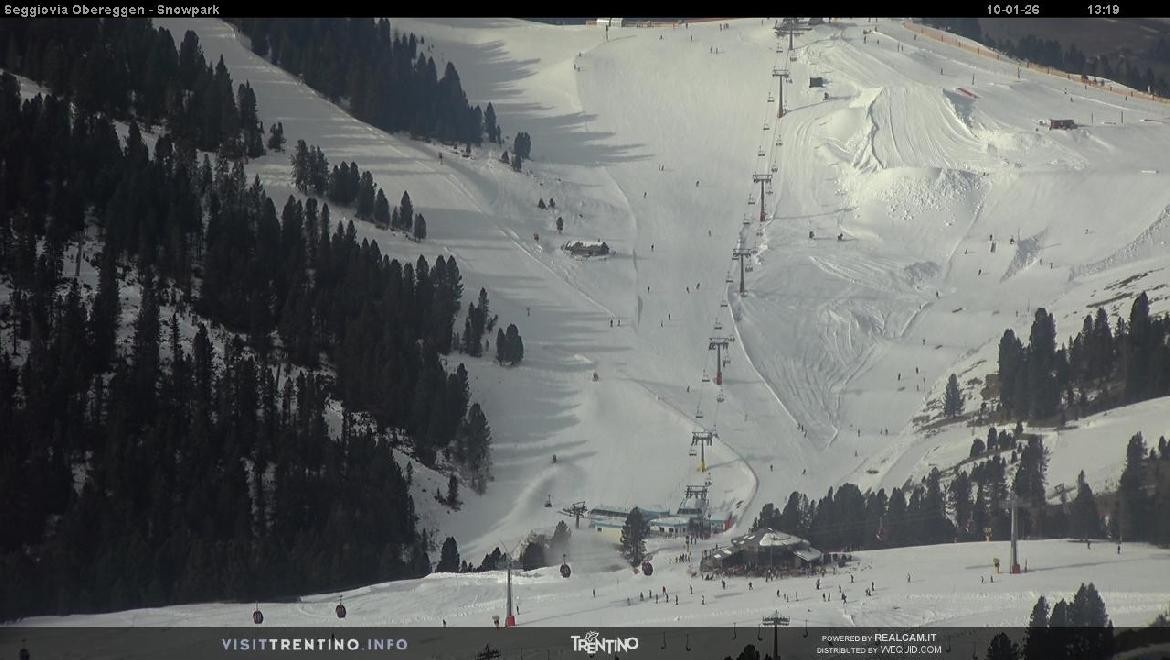 Archived image Webcam Val di Fiemme Obereggen
