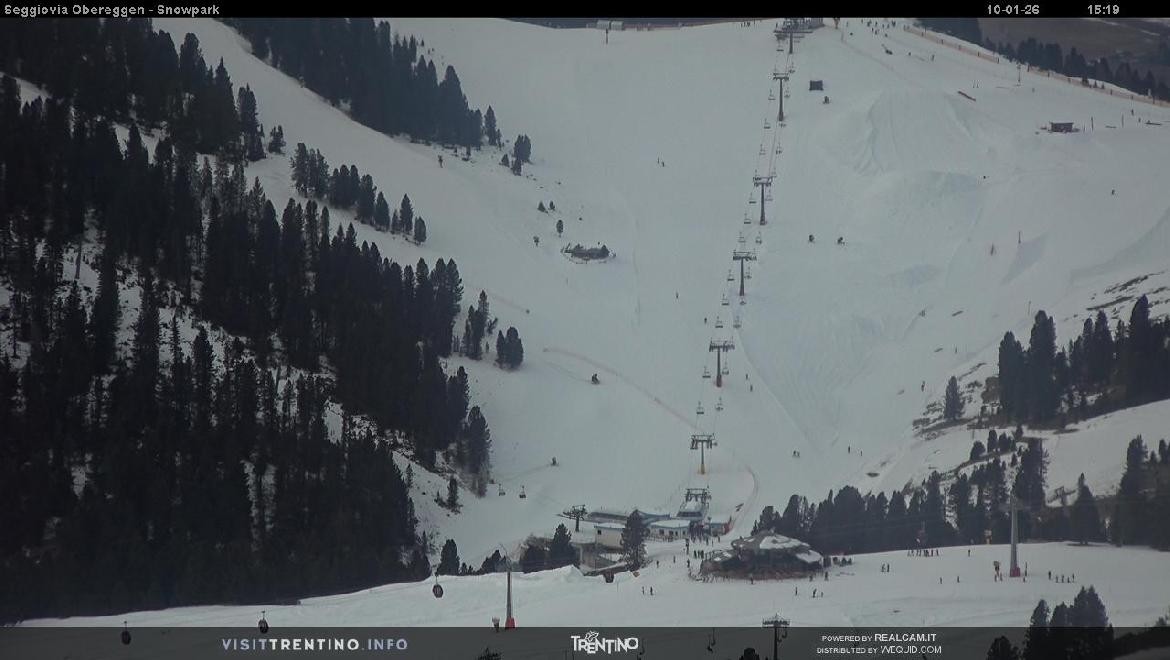 Archived image Webcam Val di Fiemme Obereggen