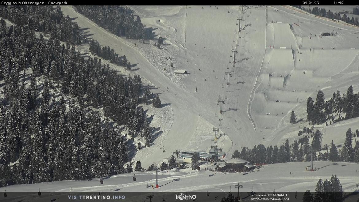 Archiv Foto Webcam Val di Fiemme Obereggen