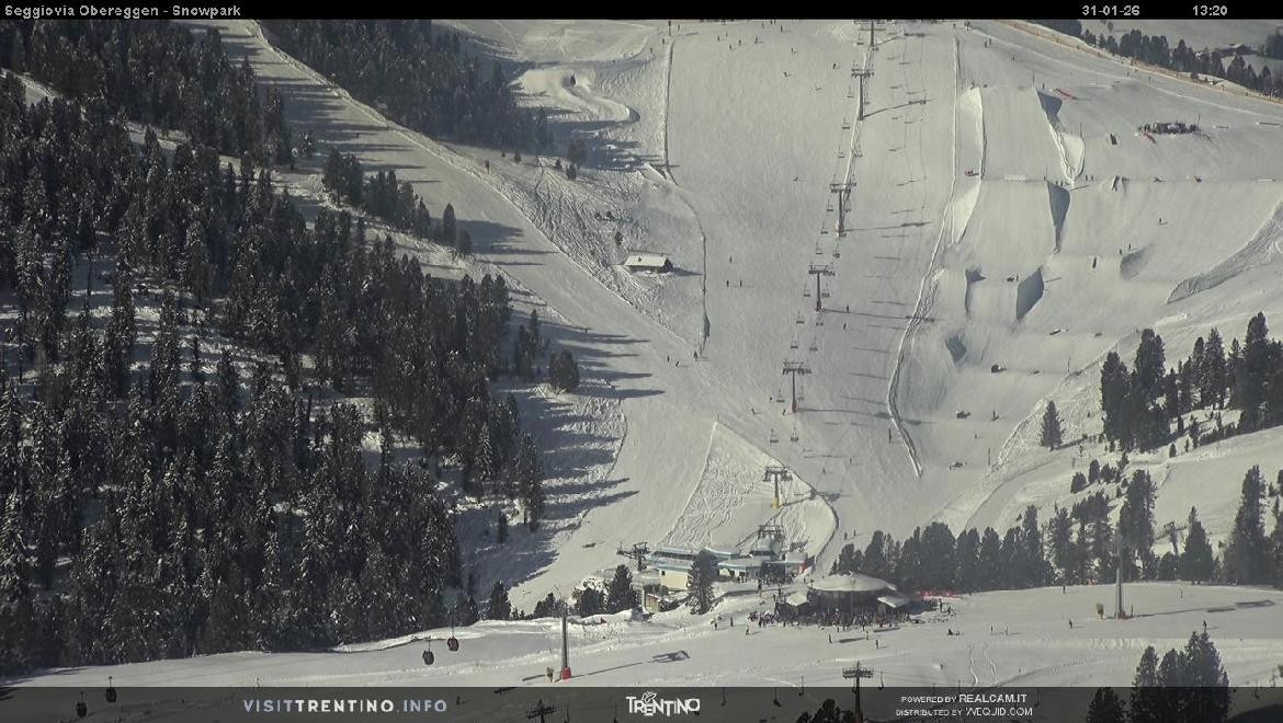 Archiv Foto Webcam Val di Fiemme Obereggen