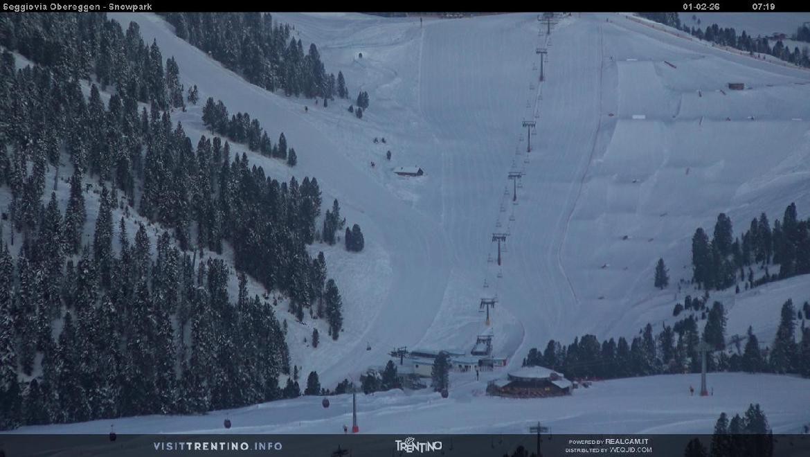 Archiv Foto Webcam Val di Fiemme Obereggen