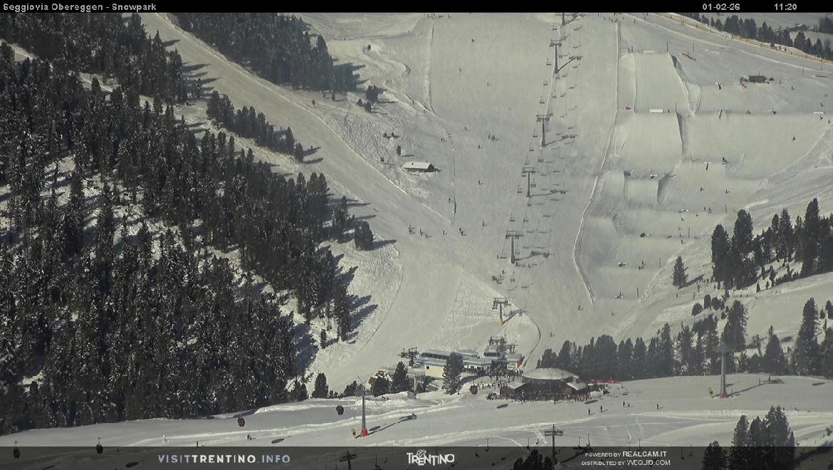 Archiv Foto Webcam Val di Fiemme Obereggen