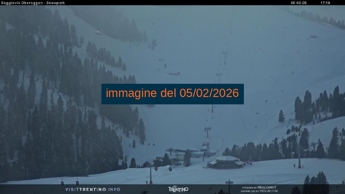 Archiv Foto Webcam Val di Fiemme Obereggen
