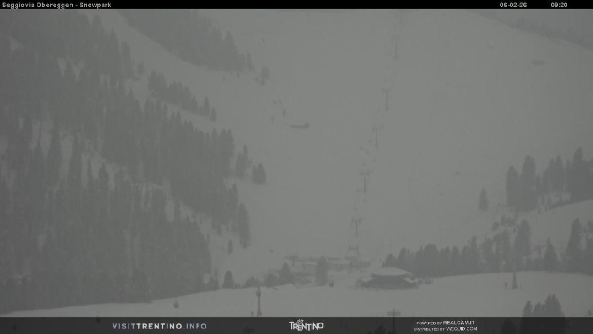 Archiv Foto Webcam Val di Fiemme Obereggen