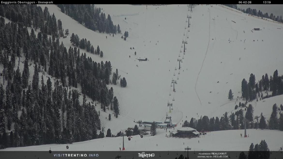 Archiv Foto Webcam Val di Fiemme Obereggen