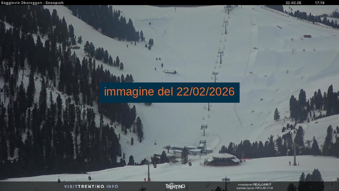 Archived image Webcam Val di Fiemme Obereggen