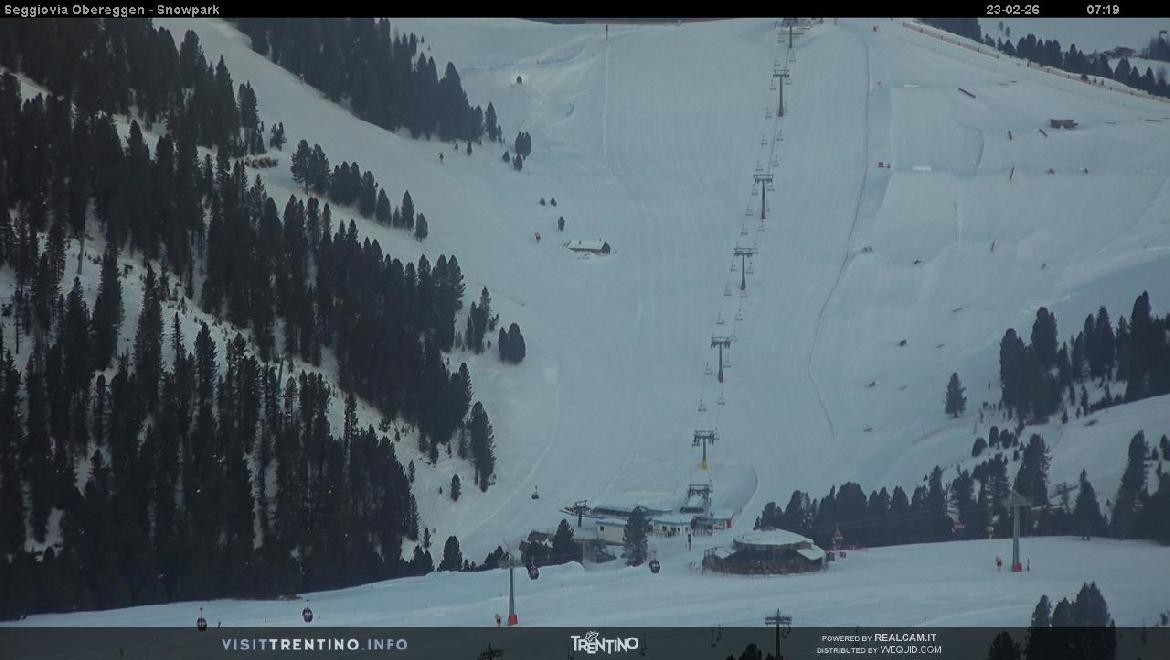 Archived image Webcam Val di Fiemme Obereggen