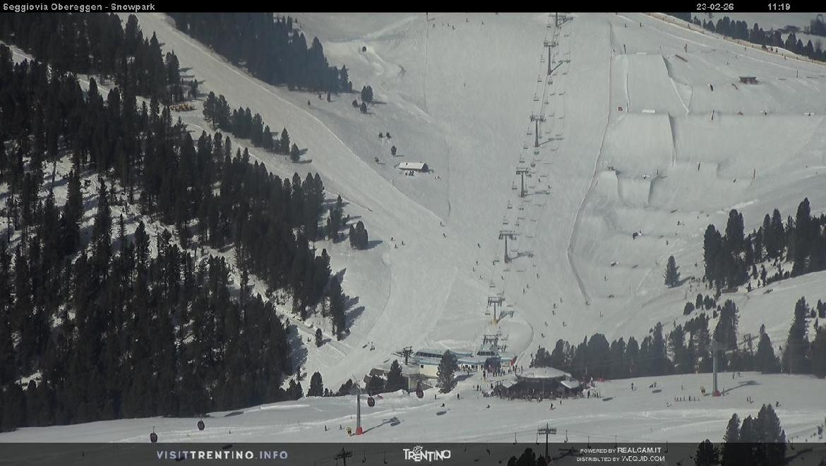 Archived image Webcam Val di Fiemme Obereggen