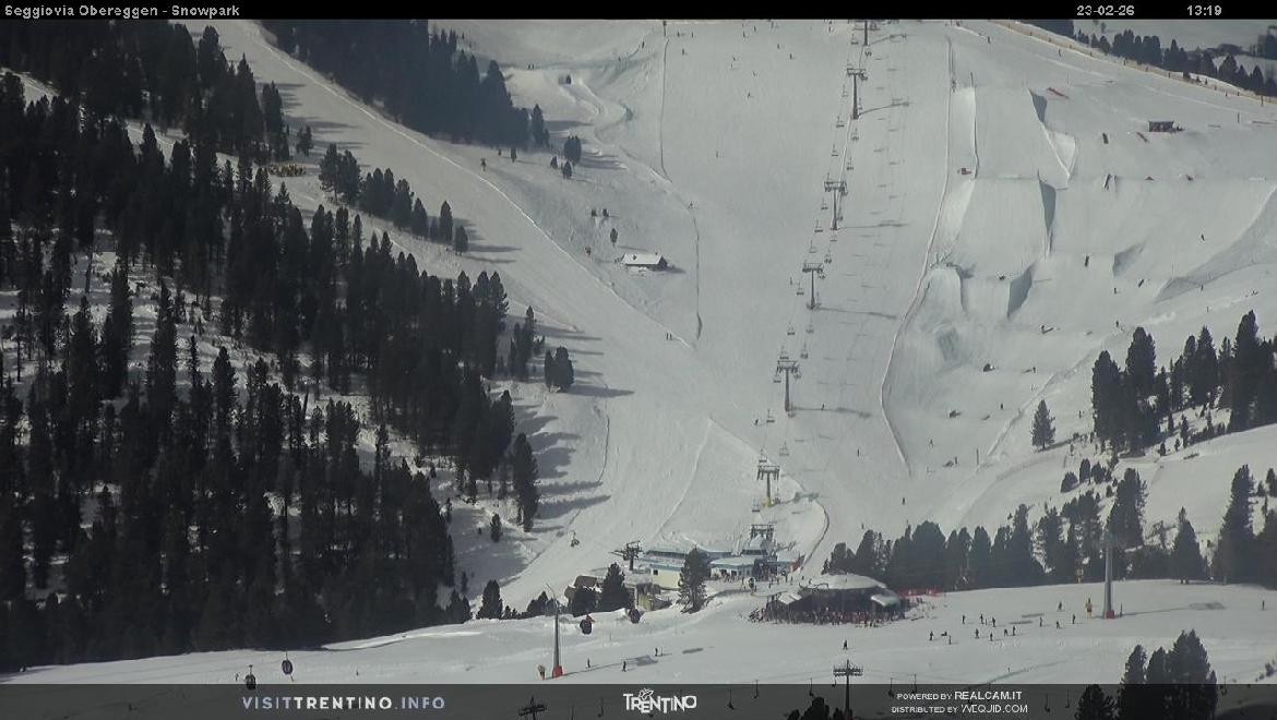 Archived image Webcam Val di Fiemme Obereggen