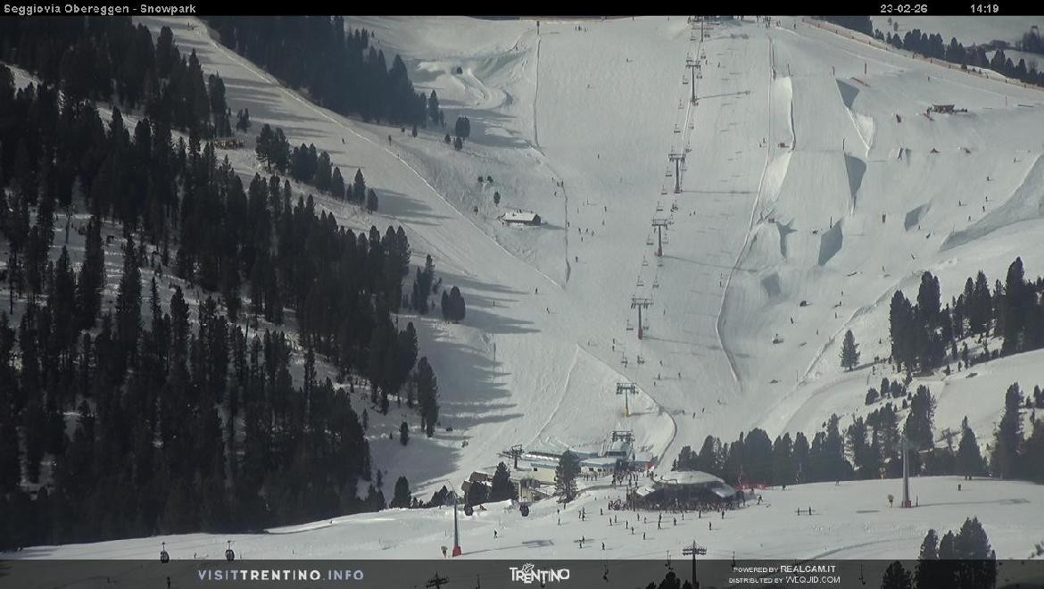 Archived image Webcam Val di Fiemme Obereggen
