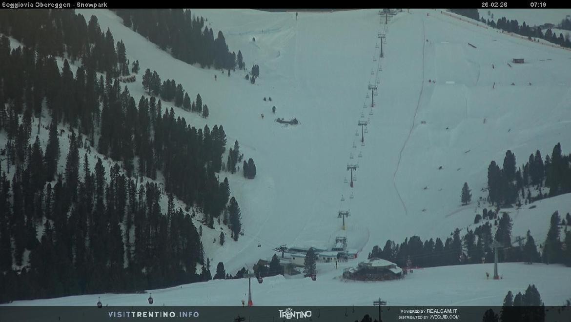 Archived image Webcam Val di Fiemme Obereggen