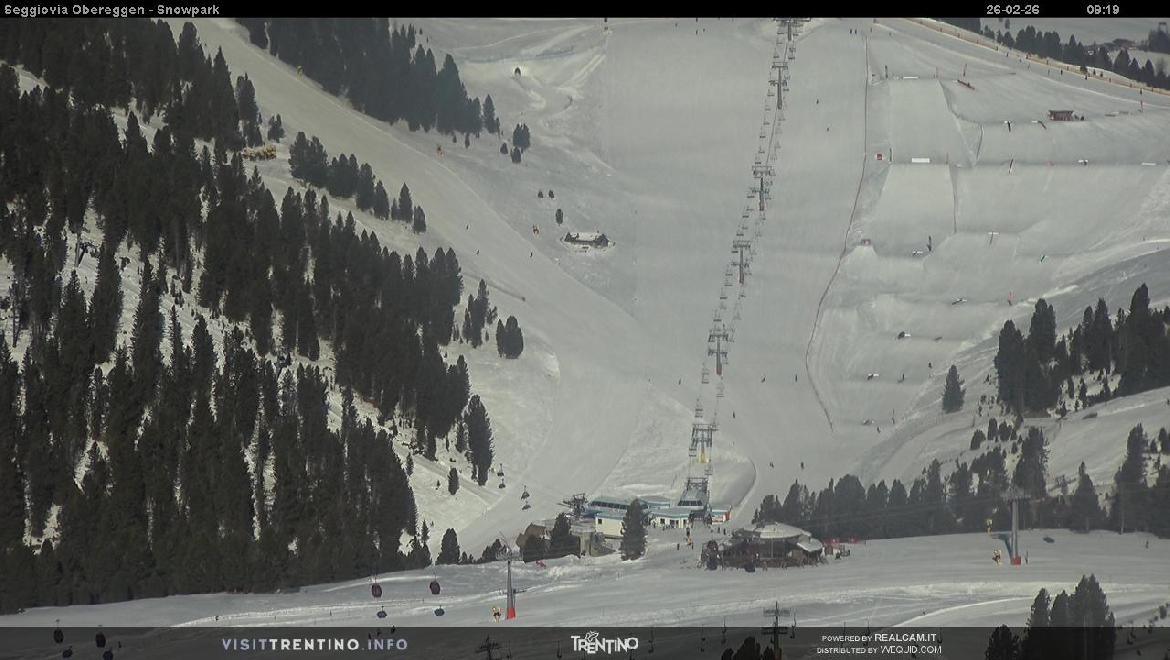 Archived image Webcam Val di Fiemme Obereggen