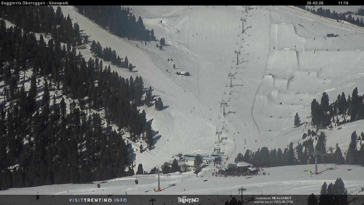 Archived image Webcam Val di Fiemme Obereggen