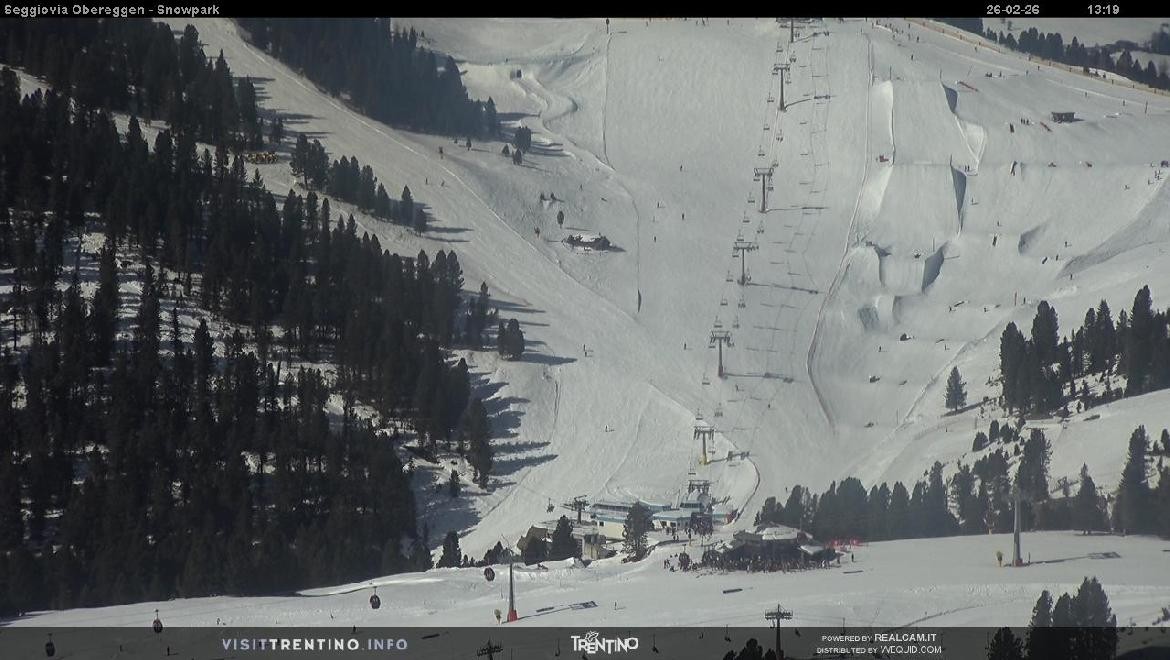 Archived image Webcam Val di Fiemme Obereggen