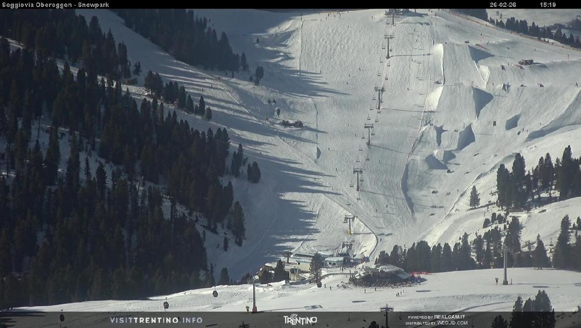 Archived image Webcam Val di Fiemme Obereggen