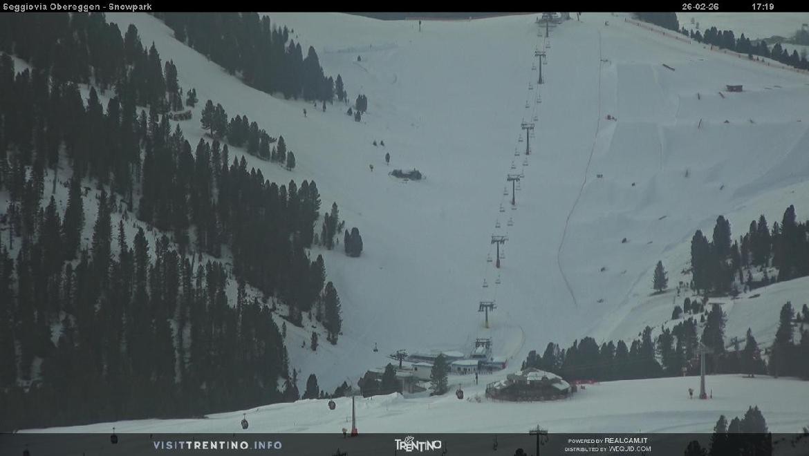 Archived image Webcam Val di Fiemme Obereggen