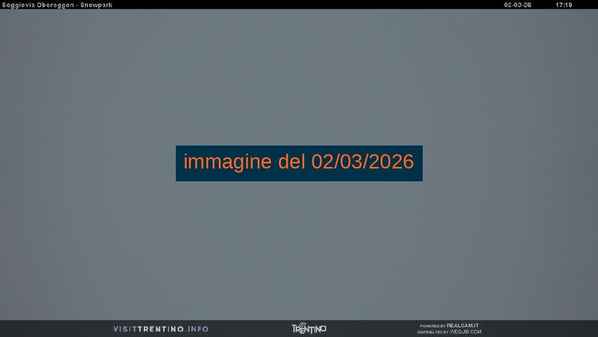 Archived image Webcam Val di Fiemme Obereggen