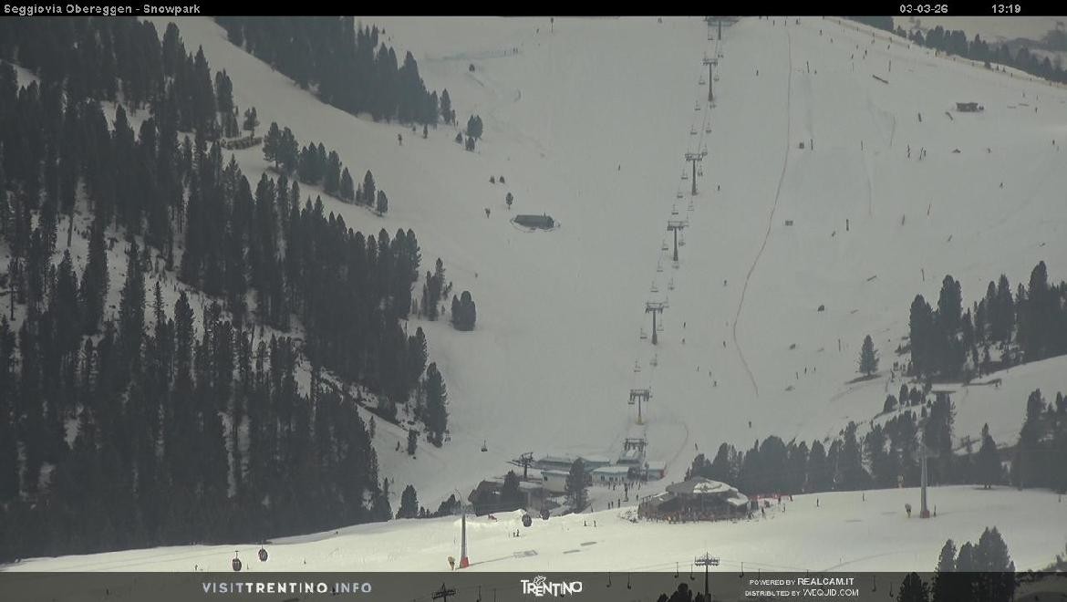Archived image Webcam Val di Fiemme Obereggen