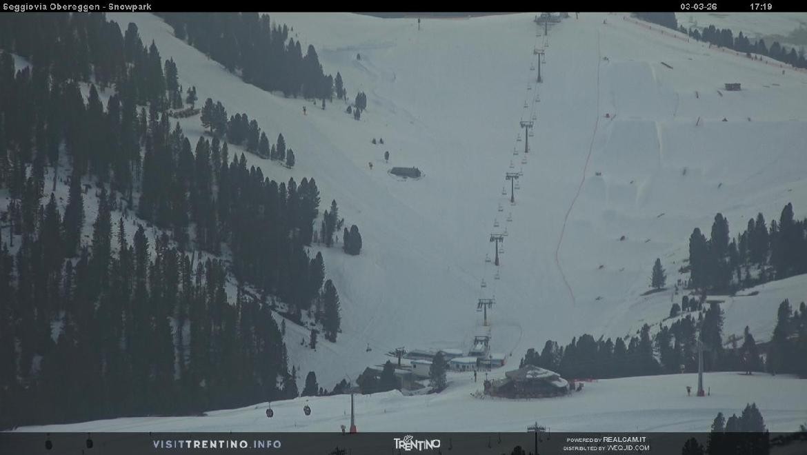 Archived image Webcam Val di Fiemme Obereggen