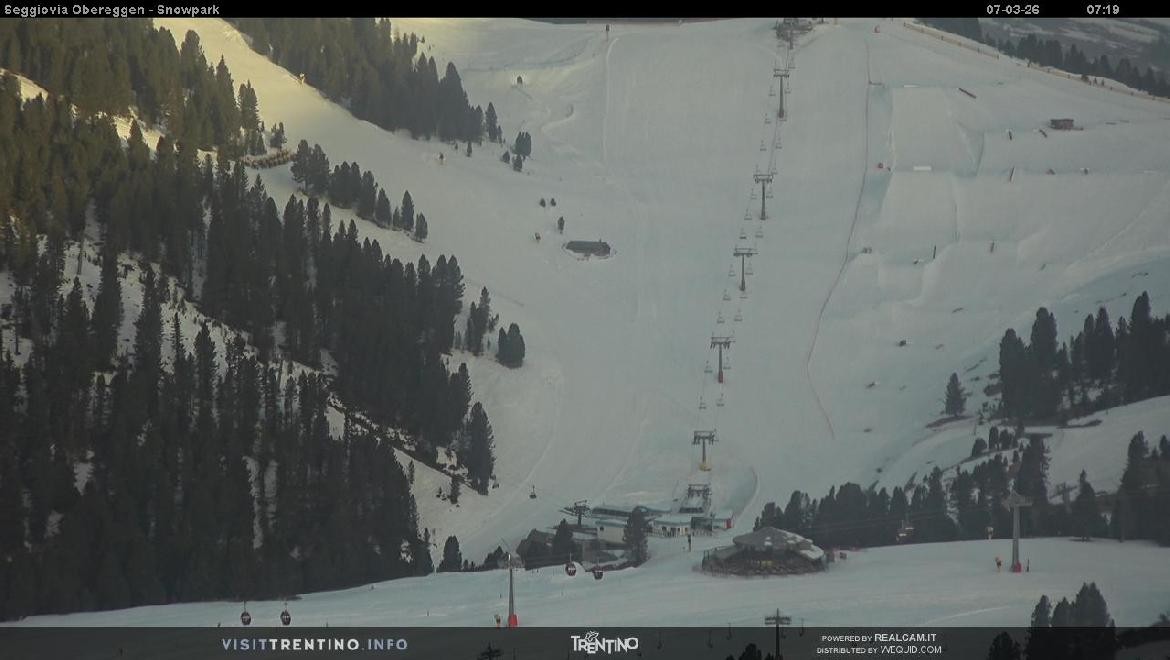 Archived image Webcam Val di Fiemme Obereggen