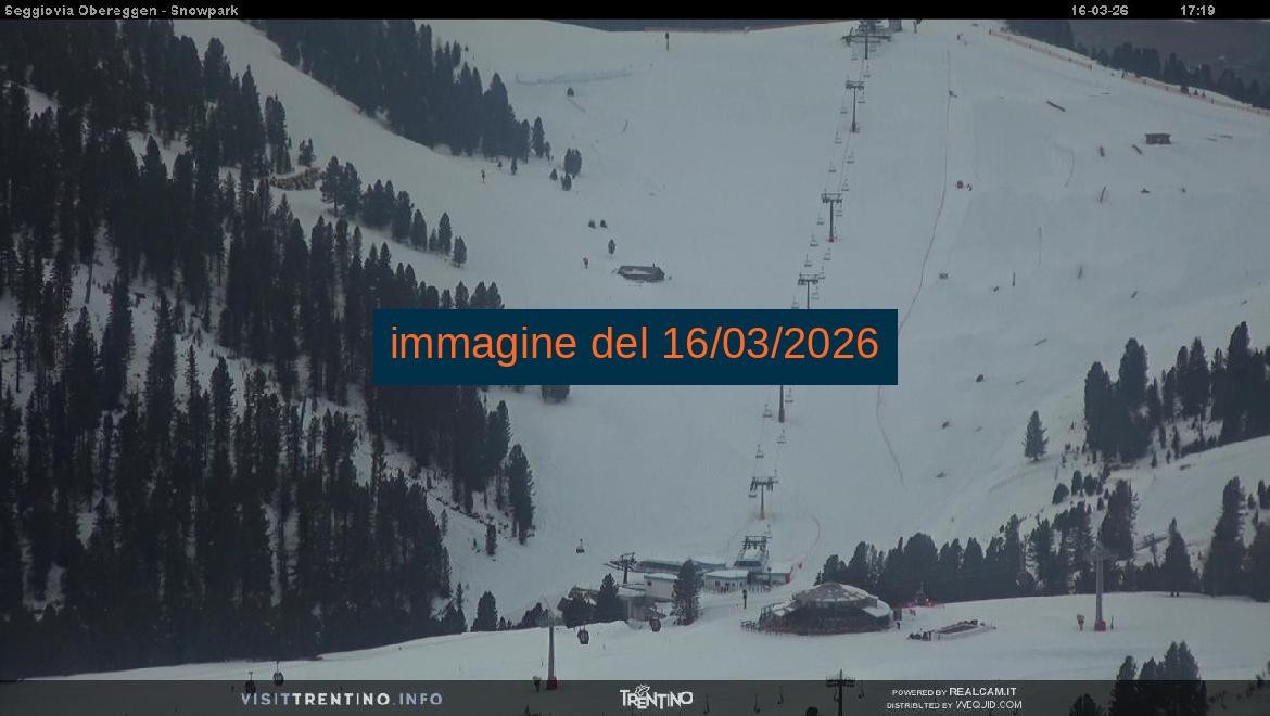 Archiv Foto Webcam Val di Fiemme Obereggen