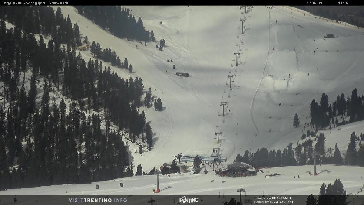 Archiv Foto Webcam Val di Fiemme Obereggen