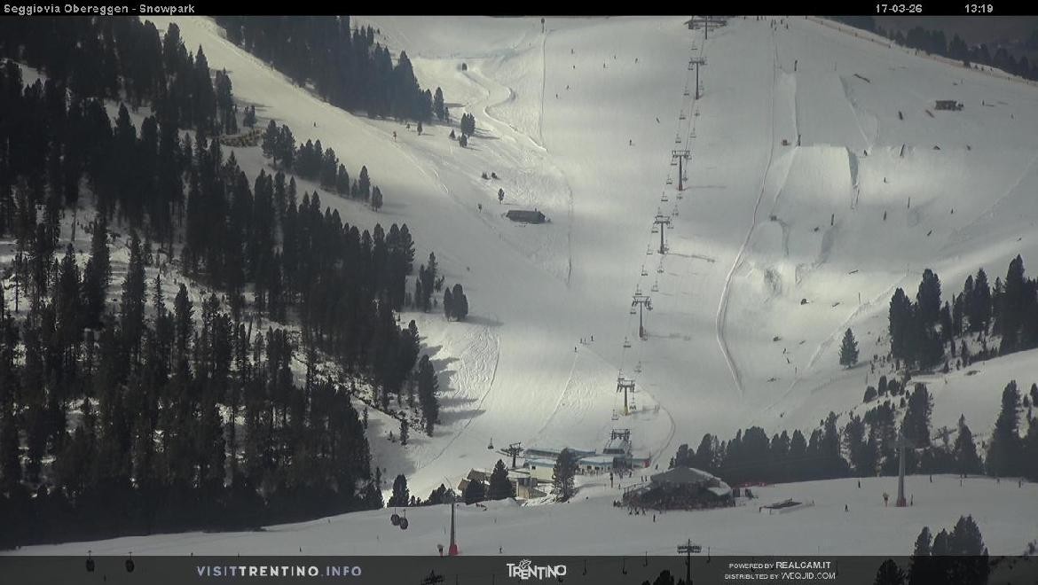 Archiv Foto Webcam Val di Fiemme Obereggen