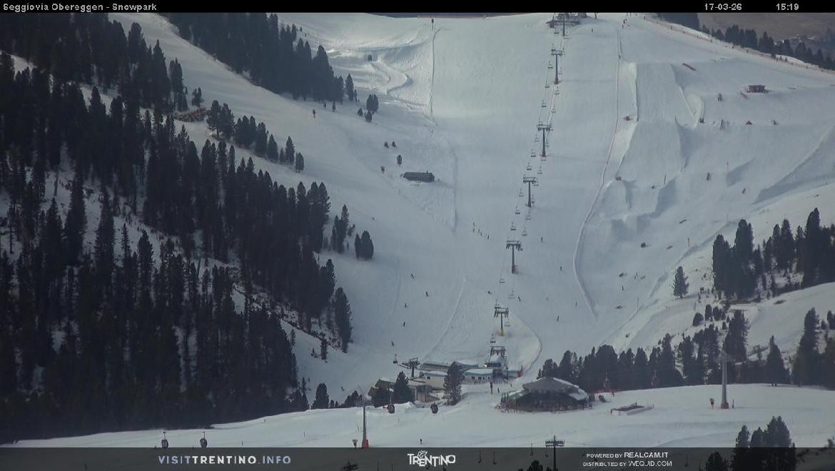Archiv Foto Webcam Val di Fiemme Obereggen