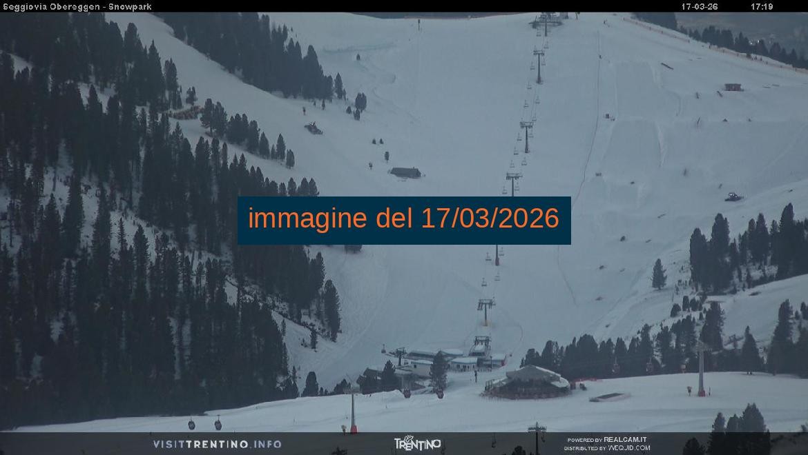 Archiv Foto Webcam Val di Fiemme Obereggen