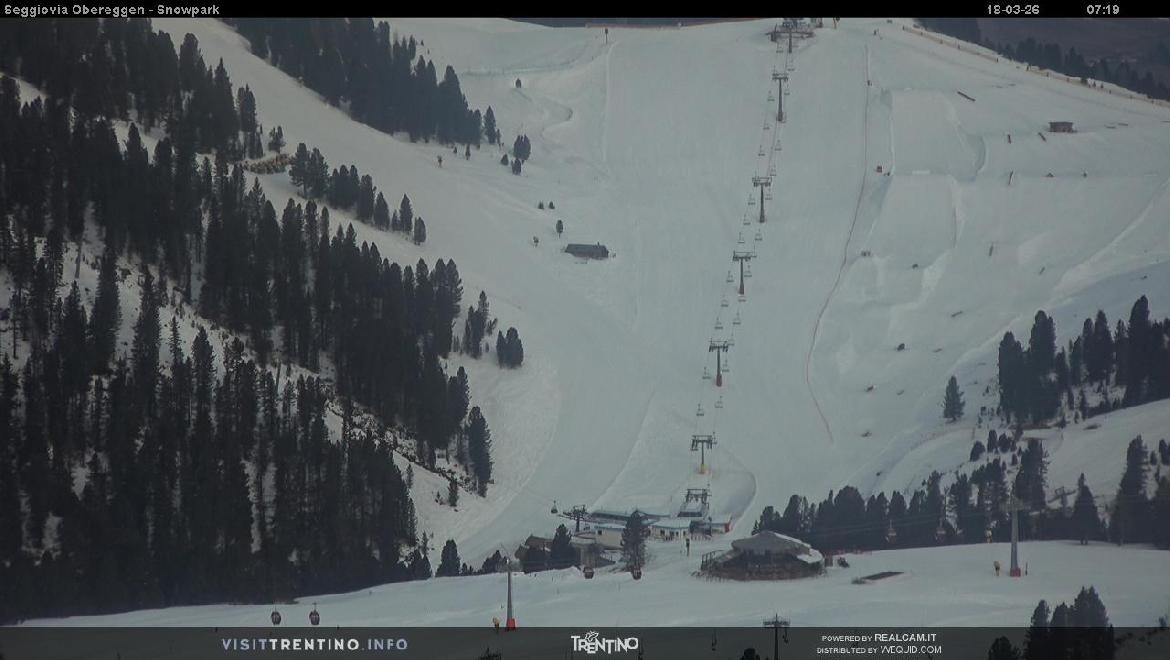 Archiv Foto Webcam Val di Fiemme Obereggen