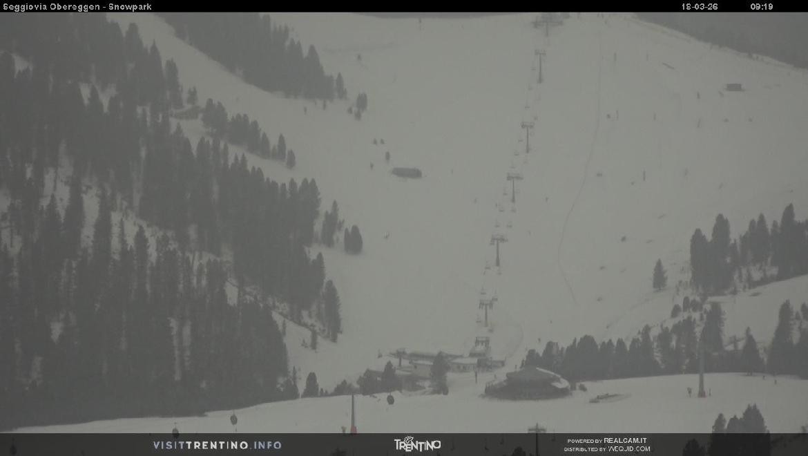 Archiv Foto Webcam Val di Fiemme Obereggen