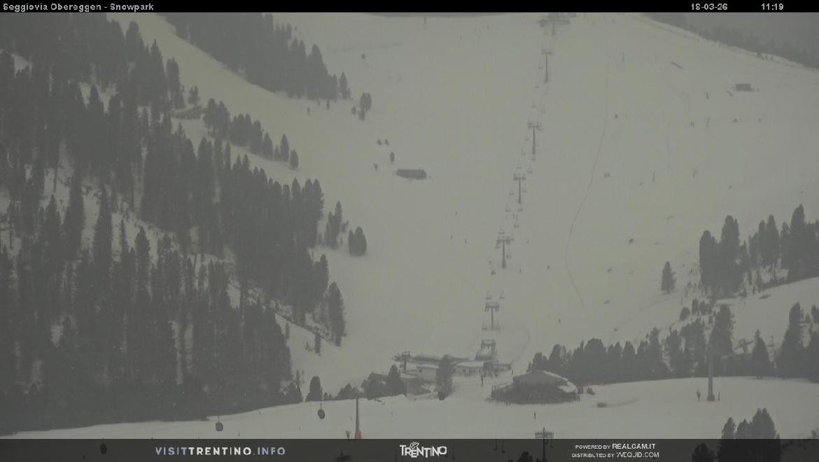 Archiv Foto Webcam Val di Fiemme Obereggen
