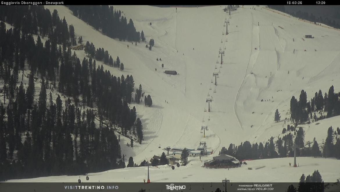 Archiv Foto Webcam Val di Fiemme Obereggen