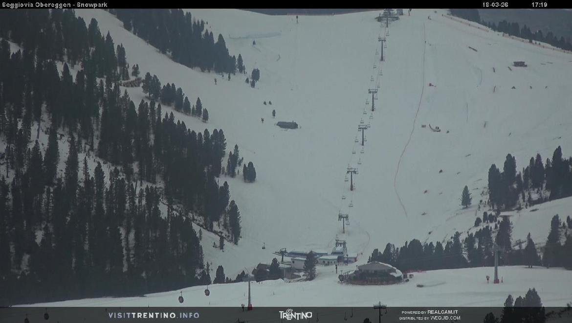 Archiv Foto Webcam Val di Fiemme Obereggen