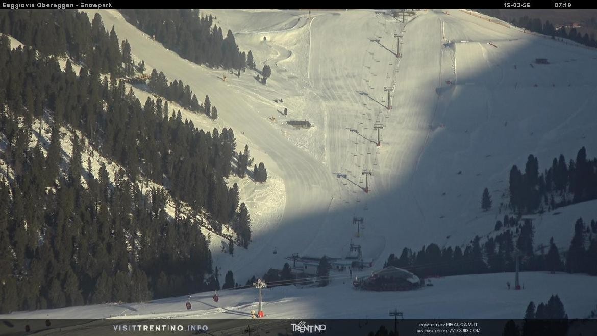 Archiv Foto Webcam Val di Fiemme Obereggen