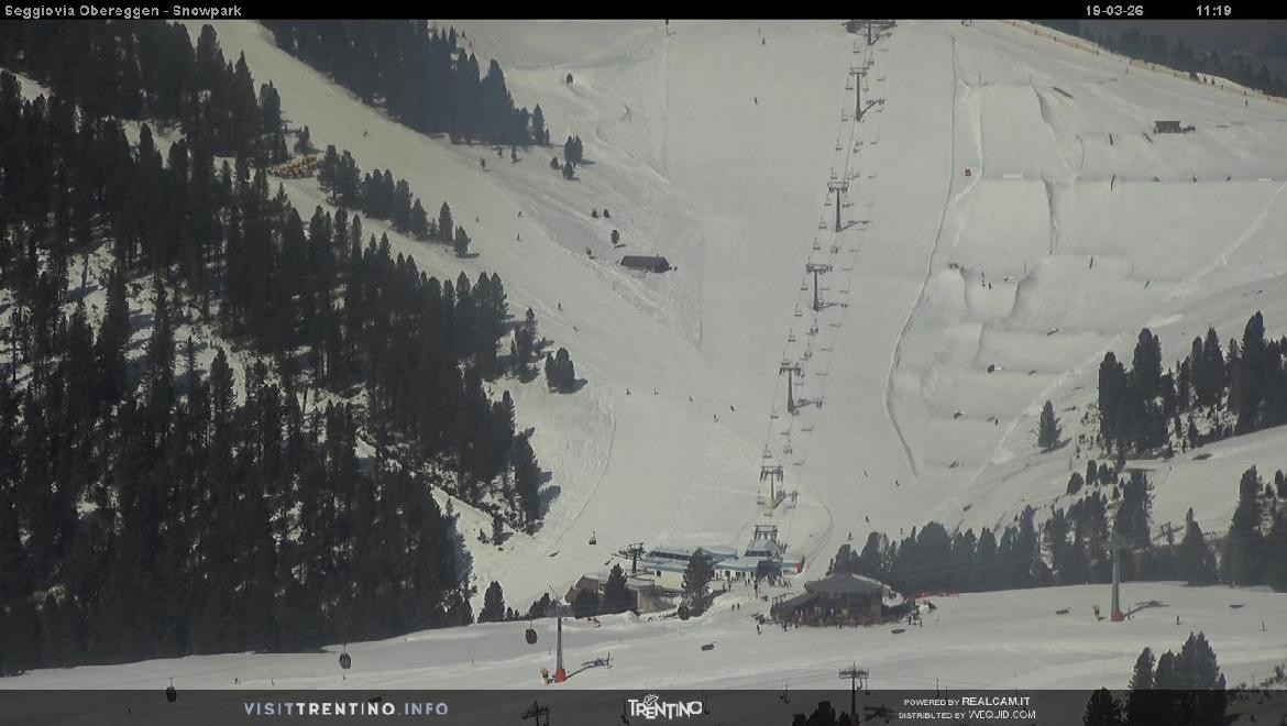 Archiv Foto Webcam Val di Fiemme Obereggen