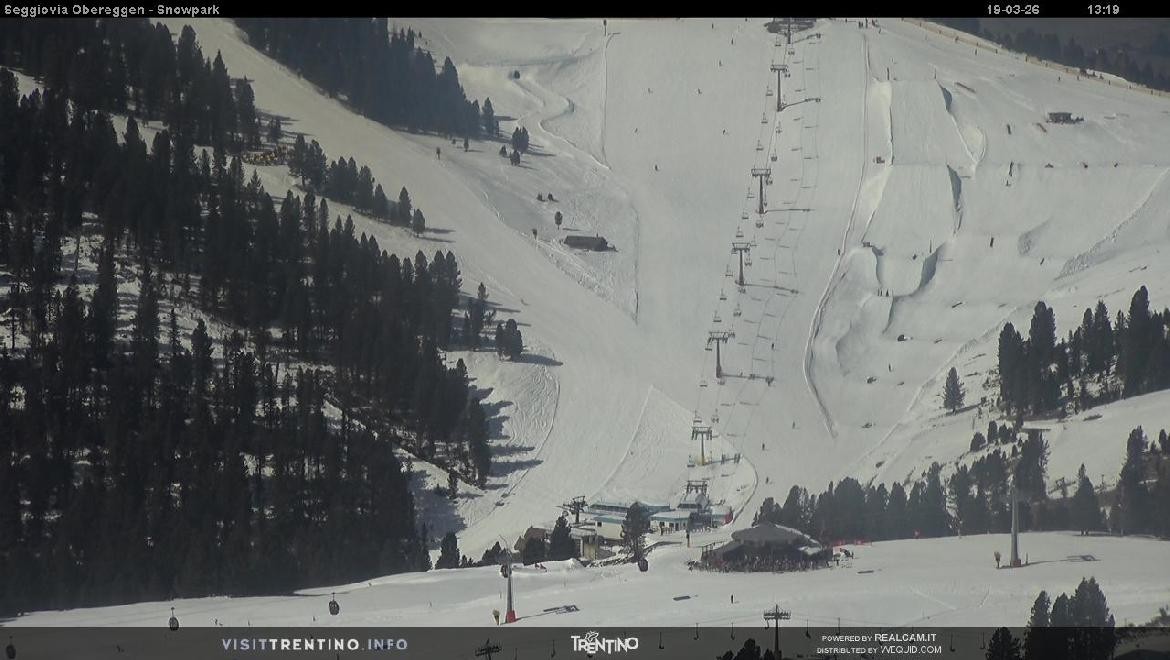 Archiv Foto Webcam Val di Fiemme Obereggen