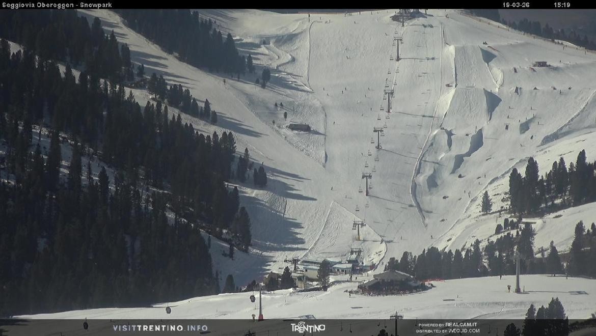 Archiv Foto Webcam Val di Fiemme Obereggen